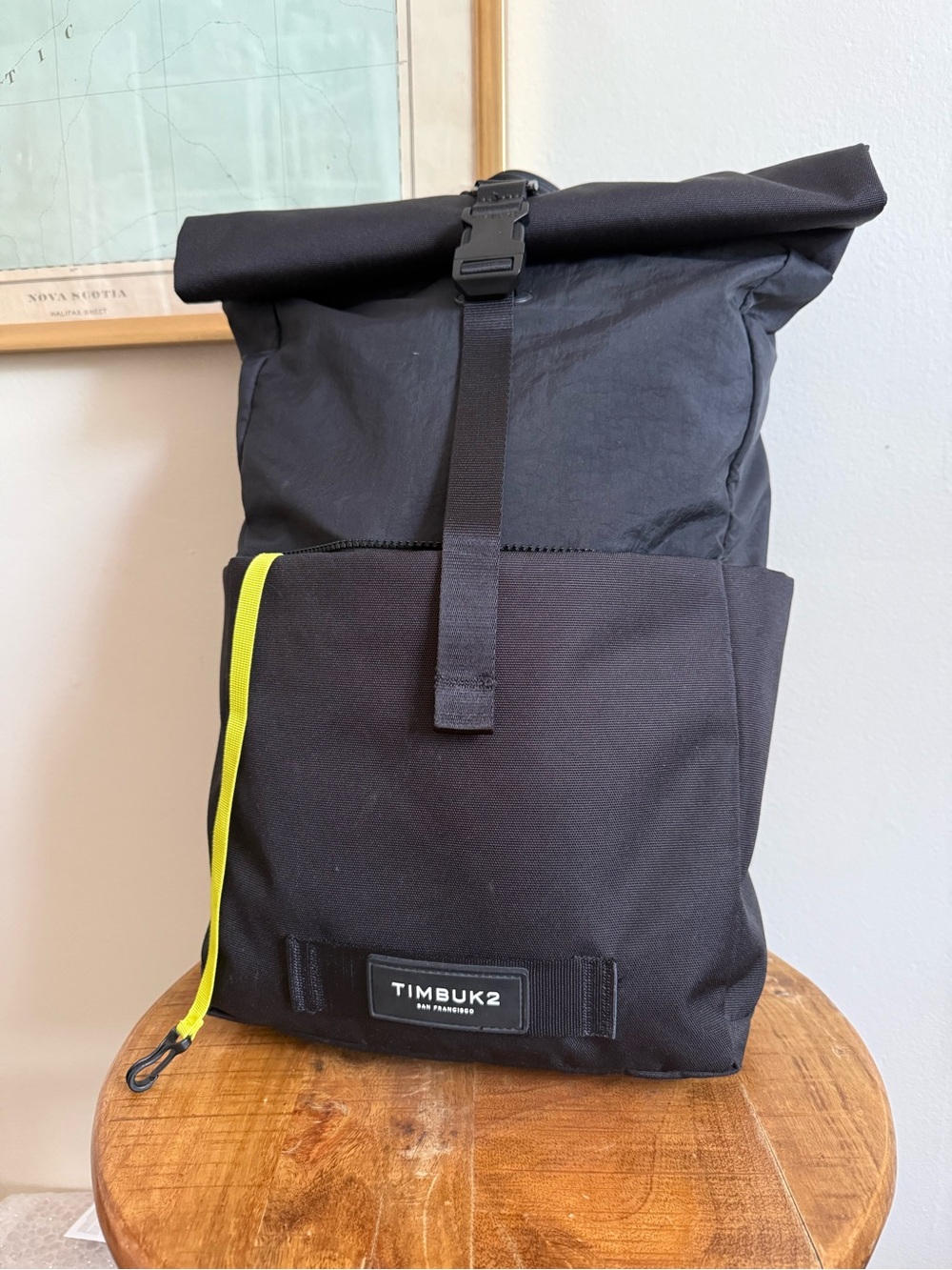 Timbuk2 Black Roll-Top Backpack 23L